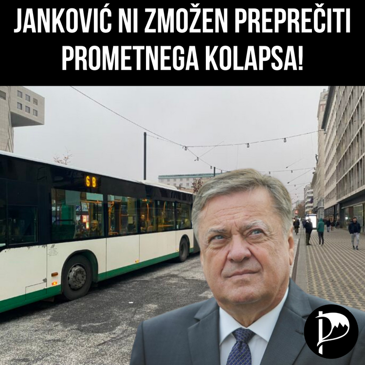 Janković ni zmožen preprečiti prometnega kolapsa