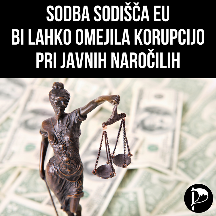 Sodba Sodišča EU bi lahko omejila korupcijo pri javnih naročilih.