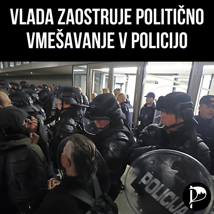 Vlada zaostruje politično vmešavanje v policijo