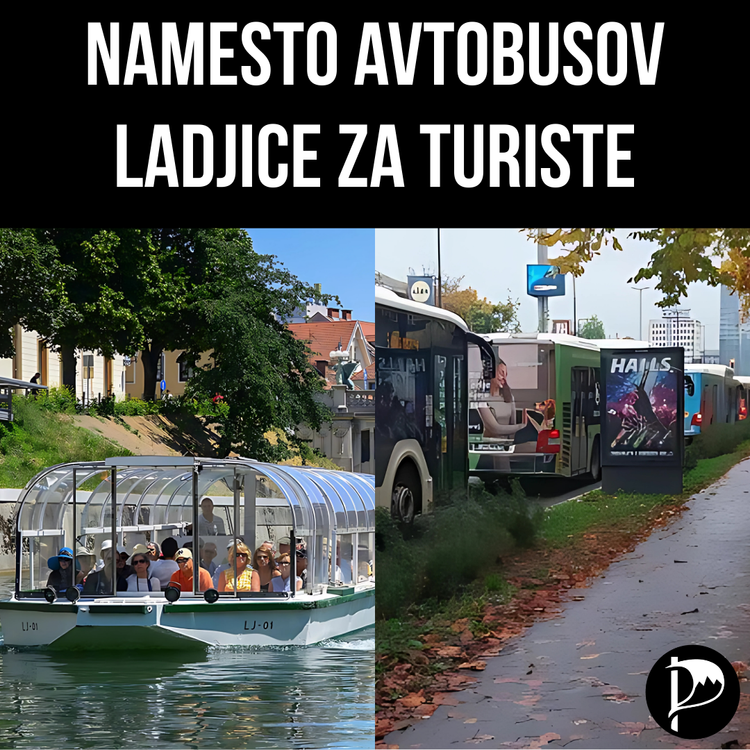 Namesto avtobusov električni trajekti za turiste