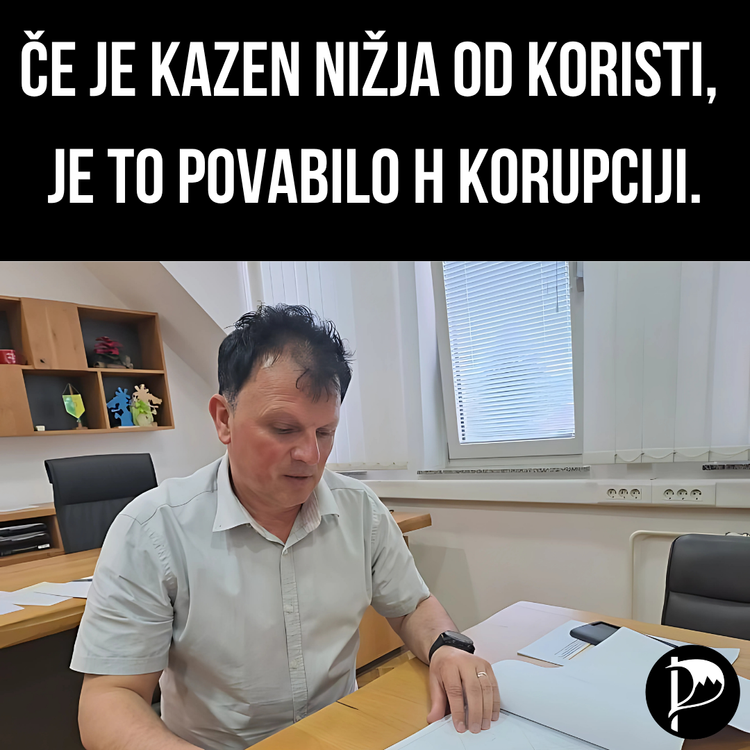 Kazni za korupcijo ne bi smele biti simbolične