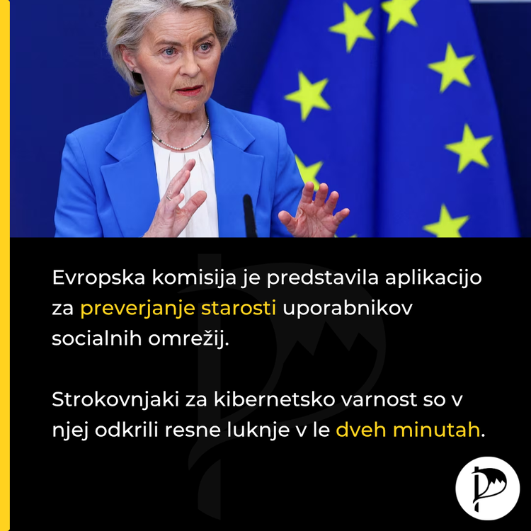 Polom evropske aplikacije za preverjanje starosti uporabnikov socialnih omrežij