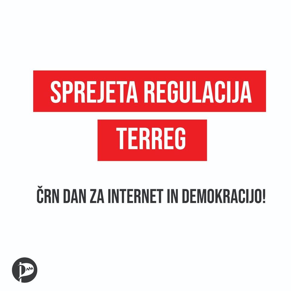 Sprejeta regulacija TERREG: črn dan za internet in demokracijo