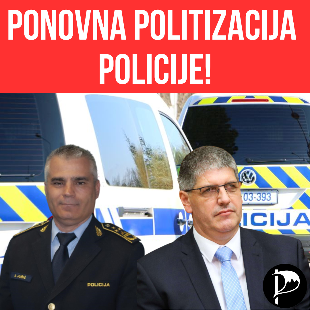 Imenovanje Senada Jušića na položaj generalnega direktorja policije je znak nadaljevanja njene politizacije