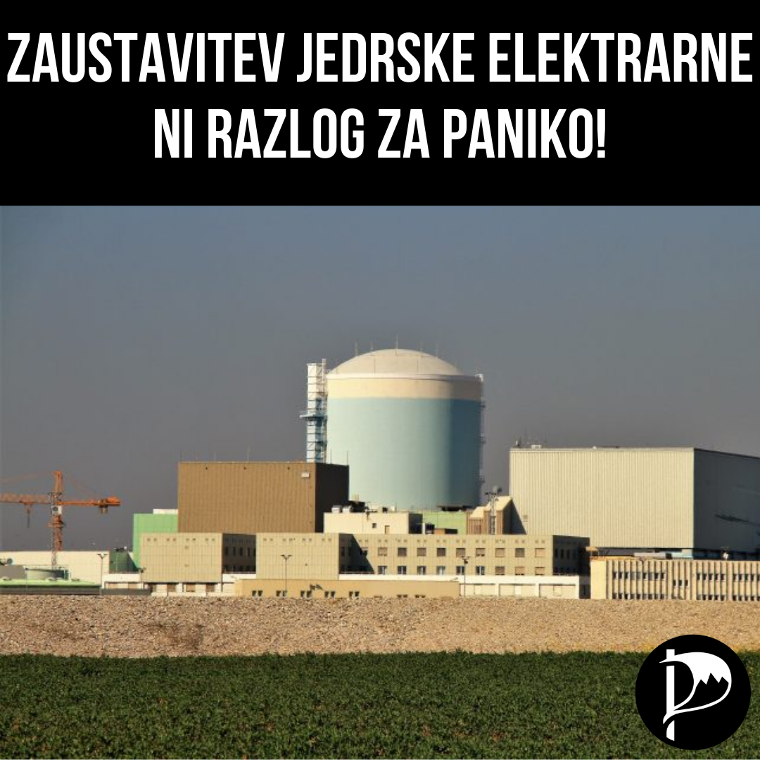 Zaustavitev jedrske elektrarne
ni razlog za paniko!