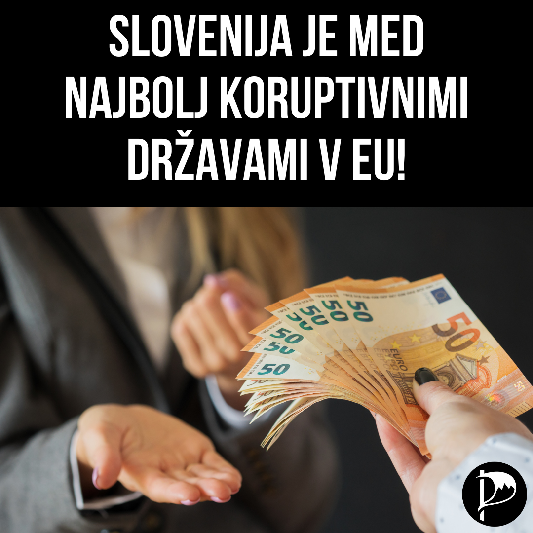 Slovenija je med najbolj koruptivnimi državami v EU