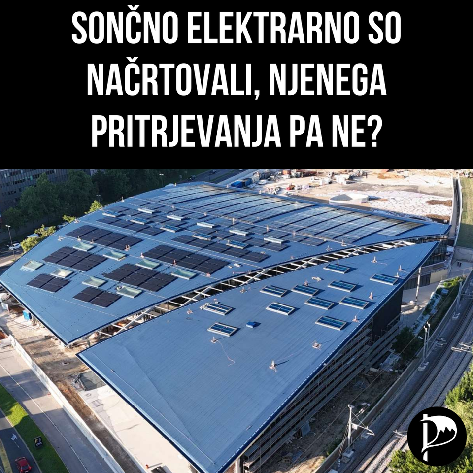 Sončno elektrarno na strehi Ilirije so načrtovali, njenega pritrjevanja pa ne?