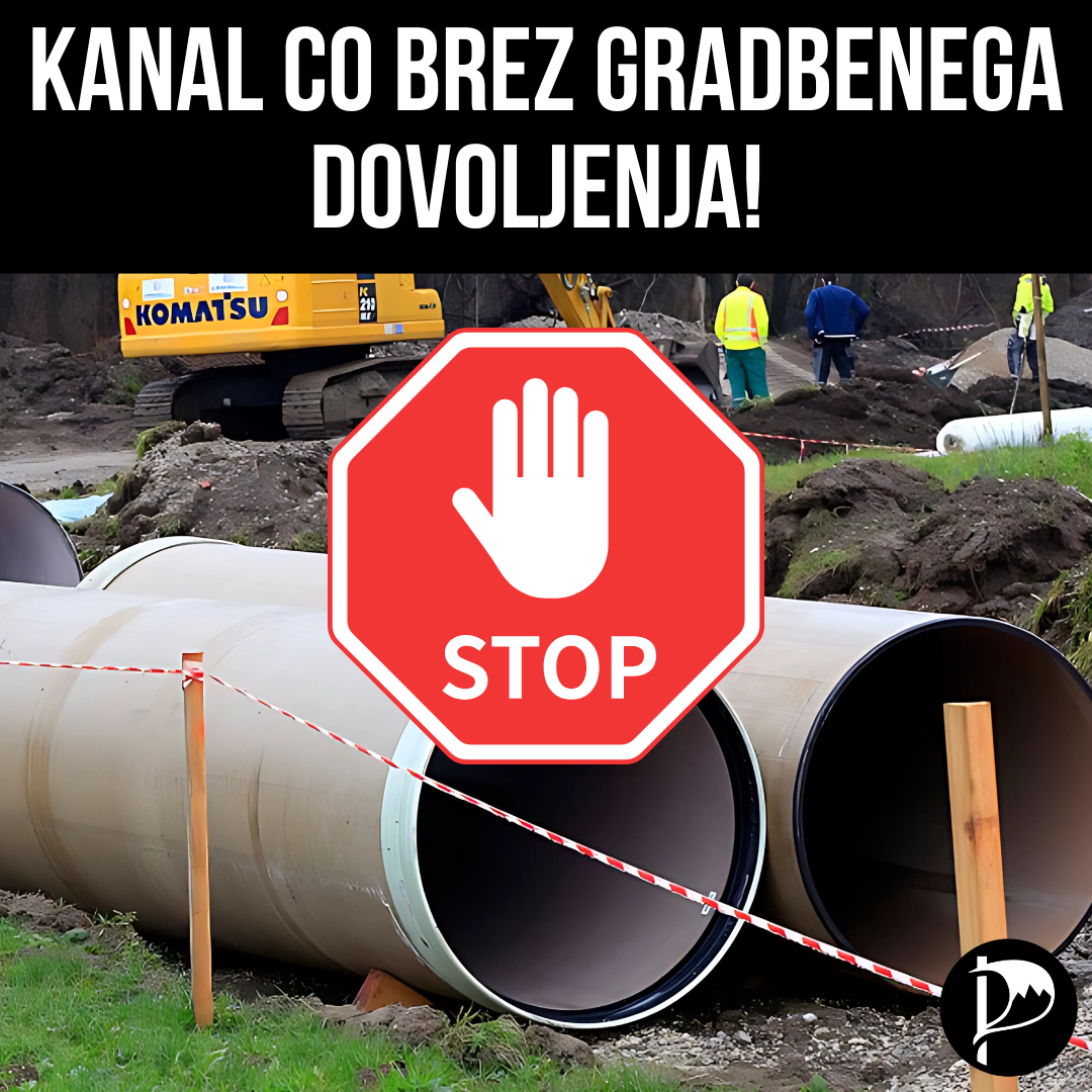 Postopek izdaje gradbenega dovoljenja za kanal C0 začasno ustavljen