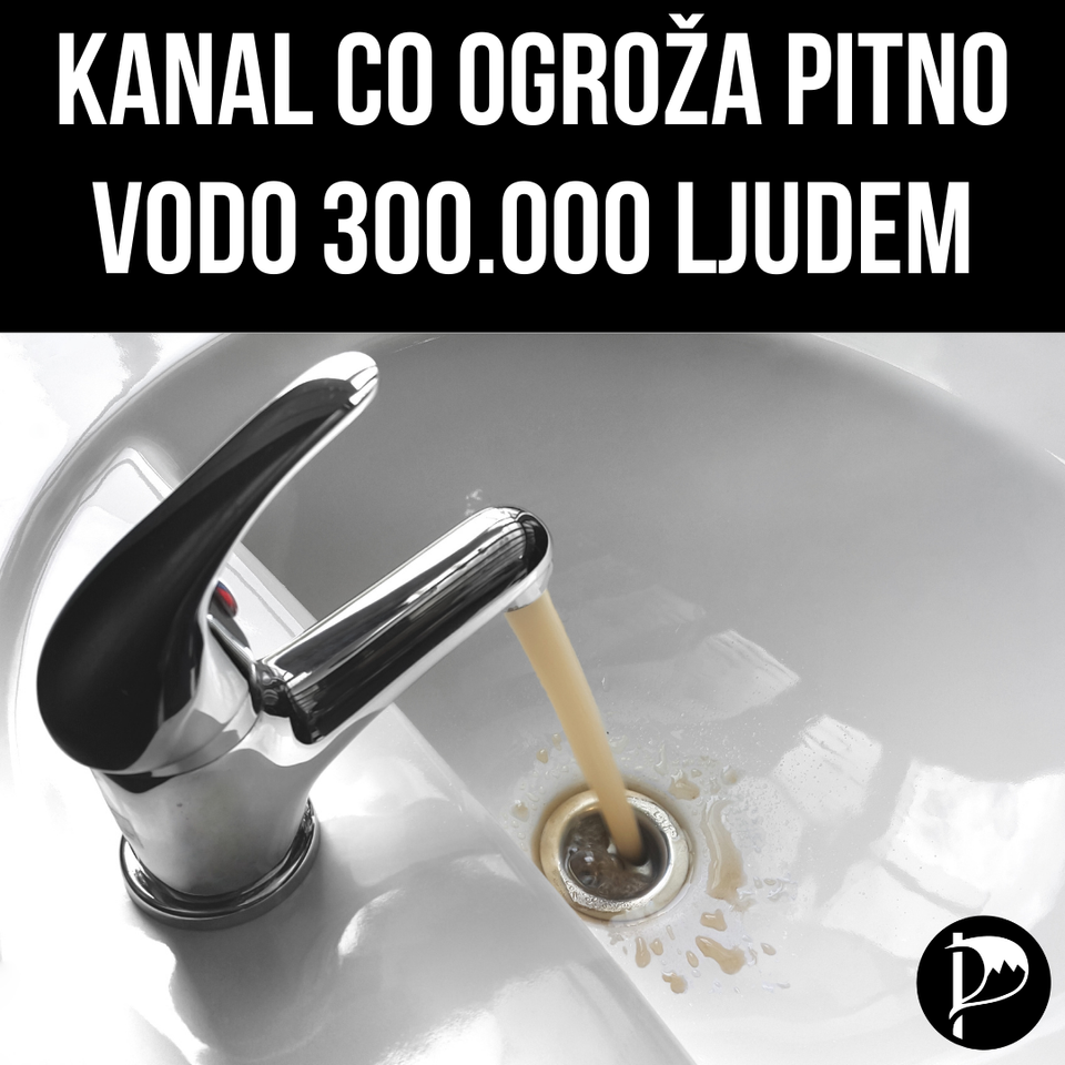 Kanal C0 ogroža pitno vodo 300.000 ljudem