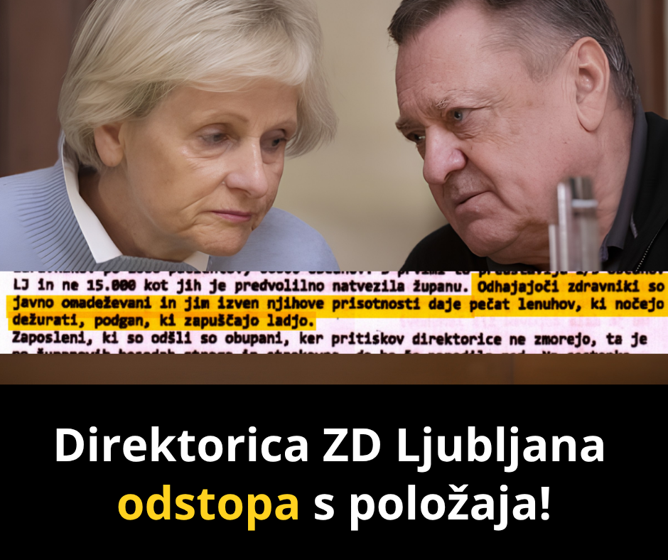Po letih opozoril Antonija Poplas Susič odstopa z vrha ZD Ljubljana